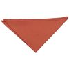 DQT Plain Shantung Wedding Handkerchief Pocket Square for Men in Rust