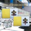 EmWoot 2PCS Vatican Flag Patch Embroidered Morale Patch Military Tactical Patches Hook and Loop
