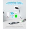 Anker iPhone 16 Charger 20W USB C&USB-A Wall Charger w/ 5ft Charging Cable,2Pack