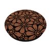 Sunflower Flower Pattern Saddle Brown Floral PopSockets Swappable PopGrip