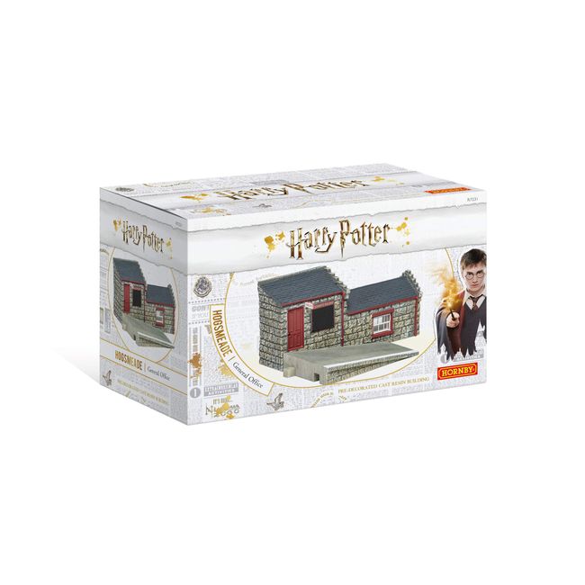 Hornby R7231 Hogsmeade Station General Office Resin Building, Multi Colour