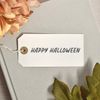 Simple Single Line Happy Halloween Rubber Stamp (Large 9 x 2cm)