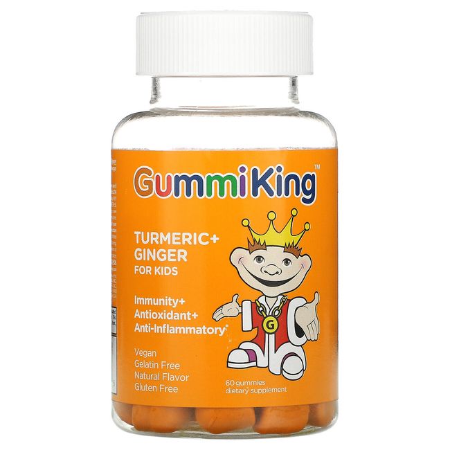 Turmeric + Ginger For Kids, Immunity + Antioxidant + Anti-Inflammatory, Mango,