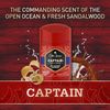 Old Spice Red Collection Captain Scent Invisible Solid Anti-Perspirant and Deodorant for Men 2.6 Oz.