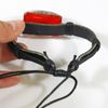 REALBUG Black Scorpion Bracelet, Red, Leather, 10 inches