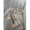 Easter Carrots Design White 10" Taper Candles-Hand Painted
