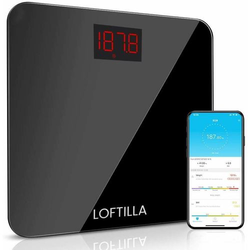FITINDEX Smart Digital Body Weight Scale, Bluetooth BMI Bathroom Scale with App,