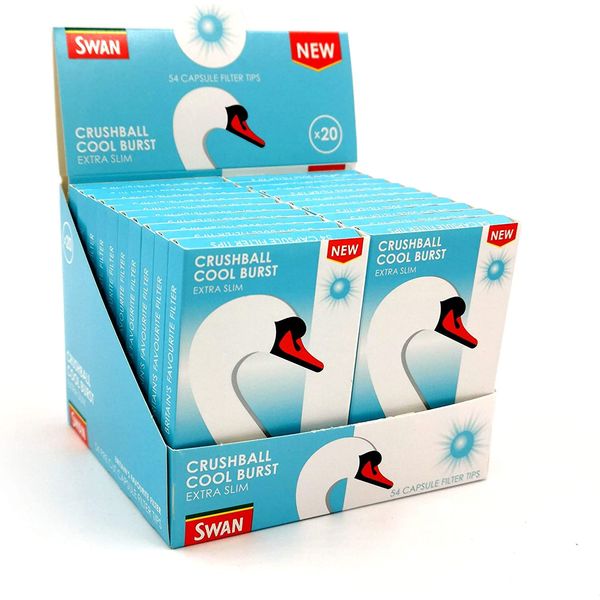 Swan Cool Burst Crushball Extra Slim Filter Tips (10)