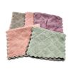 Multipack Water Absorption Tea Towels Kitchen Dish Cloths Cleaning Assorted Colour Design (5)