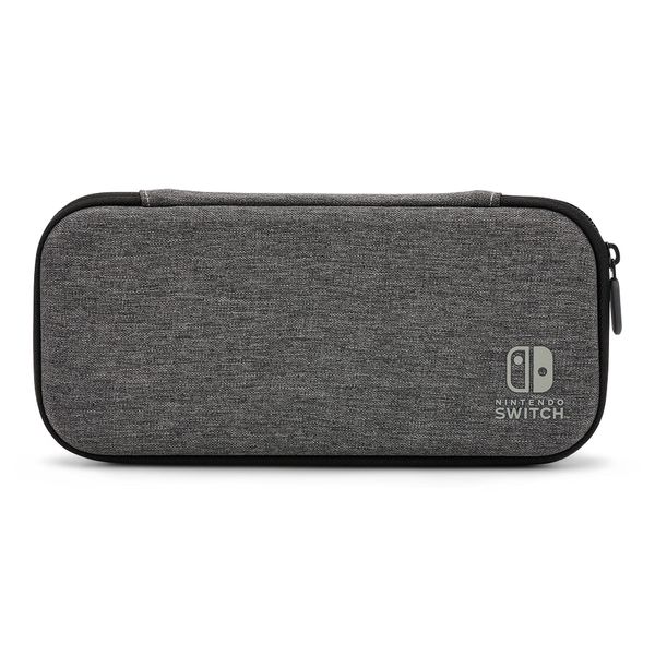 PowerA Slim Case for Nintendo Switch OLED - Charcoal, Protective Gaming Console Case, Officially Licensed