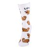 Squirrel Mine Mine Socks Animal Den,White/Grey/Black/Red,Medium