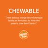 21st Century Vitamin C 500 mg Chewable Tablets, Orange, 110 Count