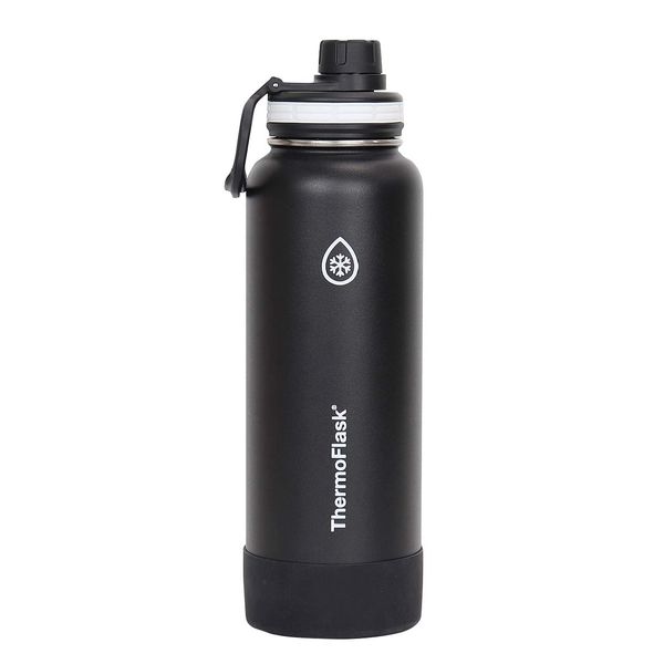 TAKEYA Thermo Flask, 0.4 fl oz (1.17 L), Black, Cold Insulation, Stainless Steel Bottle, 46.1 fl oz (1170 ml), Direct Drinking