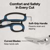 AnySharp Smart Sizzors 'Cut Anything' Multi-Purpose Scissors, Blue
