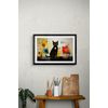 Mid Century Modern Abstract Cat Art Print cf6