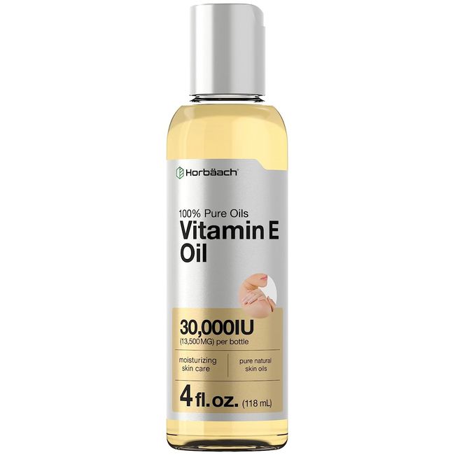 Vitamin E Oil For Skin 30,000 IU | 4 fl oz | 100% Pure Oils | Moisturizing Oil |