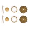 Buddha's Scepter Brass Pulls – Set of 2, 3.7", by Hardware Philosophy