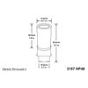 3157 LED Bulb HP48 LED Cool White Single Diode Dynamics