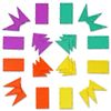 Geometiles 3D Building Set for Learning Math, Includes Many Online Activities,32-pc, Made in USA (Triangle/Rectangle)