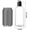 Youngever 10 Pack 250ML Empty Squeeze Containers with Disc Cap, Plastic Bottles with Flip Cap, Refillable Cosmetic Squeeze Containers
