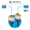 Sonero Premium VGA Kabel, 1,00m, FullHD (1920x1080), schwarz