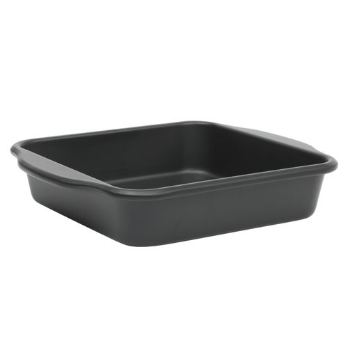 Oster Teston 8" Square Nonstick Carbon Steel Cake/Bake Pan - Matte Black
