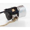Excelsier Pull Chain Medium Base Lamp Socket Interior E26 Socket with 6-inch Wires