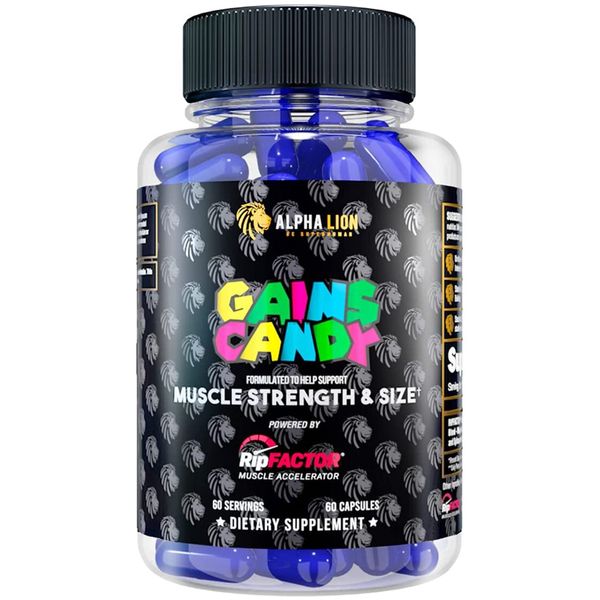 Alpha Lion Gains Candy Rip Factor 60 Caps (RipFactor)