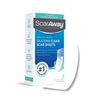 ScarAway Clear Silicone Scar Sheets, White, 6 Count