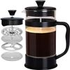 French Espresso Maker Squeeze Press 32oz Triple Filters 8 Coffee Tee Cups Maker