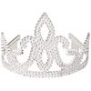 Forum Novelties Silver Tiara with Combs