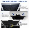 Moyidea Car Sun Shade Windshield Foldable Umbrella Reflective Sunshade for UV to