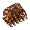 France Luxe Large Double Tooth Jaw, Pavlova Brown