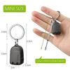 VOGARB Compact Collapsible Nail Clippers, Black, with Case