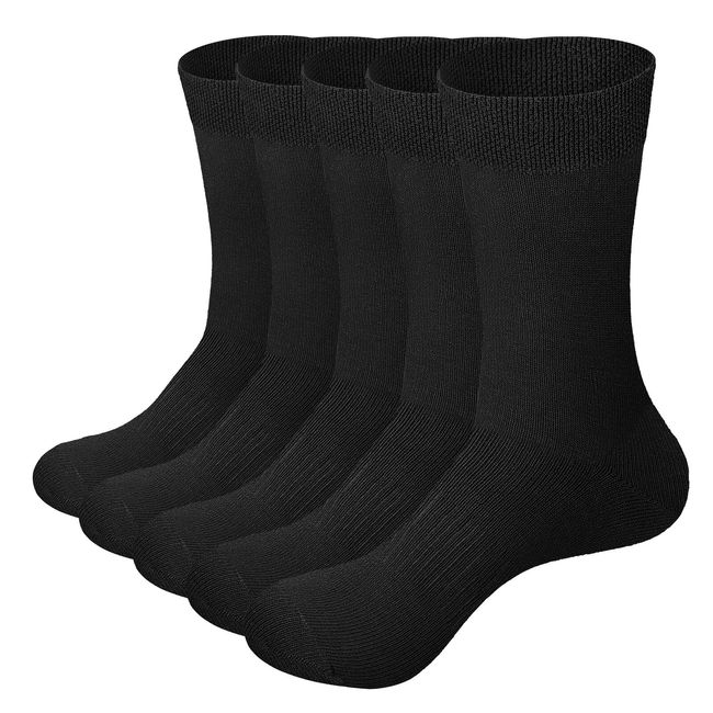 Mens Breathable Anti Sweat Heavy Duty Cotton / Bamboo Work Boot Socks for  Summer