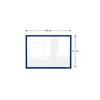 ALLboards Magnetic Document Frame A4 Blue, Clear Document Poster Holder for Metallic Surfaces, Magnetic Document Sleeve