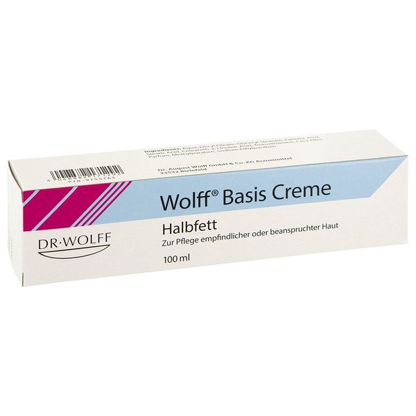 Wolff Basis Creme Halbfett 100 ml Cream