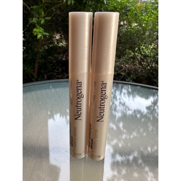 Neutrogena Healthy Lashes Lash Enhancer Serum w/Biotin +Peptides 0.8 oz Lot of 2