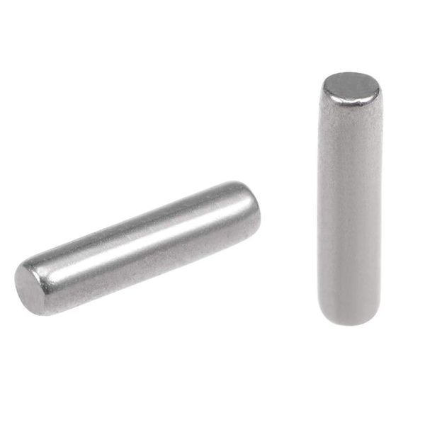 Yesallwas 30PCS 6mm x 40mm Dowel Pin 304 Stainless Steel Shelf Support Pin Metal Fasten Elements Used On Precise Location (6mm x 40mm 30PCS)