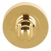 Excel Architectural DH3617 Round Bathroom Turn & Release, Polished Brass