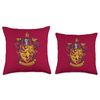 Harry Potter Drawn Gryffindor Crest Throw Pillow