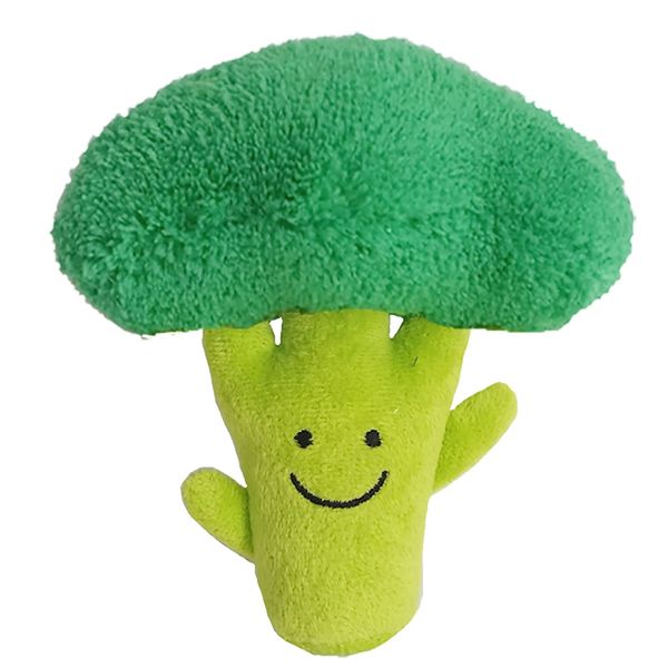 Best Ever Dog Toy, Broccoli, Approx. 5.9 x 5.1 x 3.1 inches (15 x 13 x