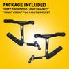 FRONT SIDE BUMPER SUPPORT BRACKETS FOR DODGE PICKUP RAM 1500 2013-18 FOG LAMP