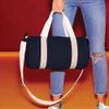 Bagbase Mini Sporttasche (Einheitsgröße) (Schwarz/Fuchsia)