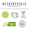 NeedCrystals Microdermabrasion Crystals 8 oz. / 227g. DIY Face Scrub. Natural Facial Exfoliator for Dull or Dry Skin Improves Scars, Blackheads, Pore Size, Wrinkles, Blemishes & Skin Texture