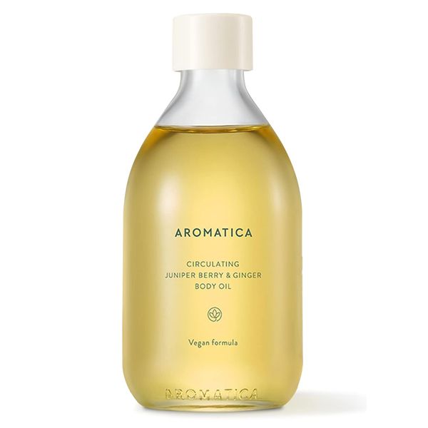 AROMATICA Circulating Body Oil Juniper Berry & Ginger - 100ML / 3.38 fl. oz. - Aromatherapy Massage Oil