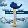 Poolzilla Floating Whale Thermometer for Pools, Spas, Hottubs, & Aquariums - Shatter Resistant