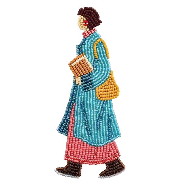 Miyuki Beads Kit "Outing Brooch Kit Library HCA14//6"