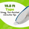 Ecolutions Wite-Out Correction Tape, 19.8 Feet, 2 Pack, Made from Recycled Plast