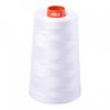 Aurifil 2024 Mako 50 Wt 100% Cotton Thread, 6,452 Yard Cone White